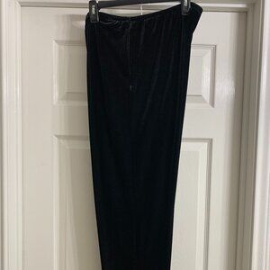 Sag Harbor Petite Women's Black Pants, Size Petite Medium